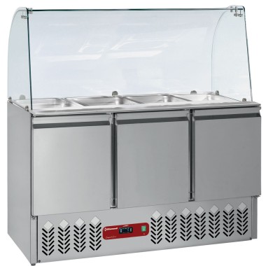 DIAMOND - Ensemble saladette et kit vitre bombée :