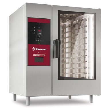 DIAMOND - Four élec. vapeur boiler/ convection 10 xGN