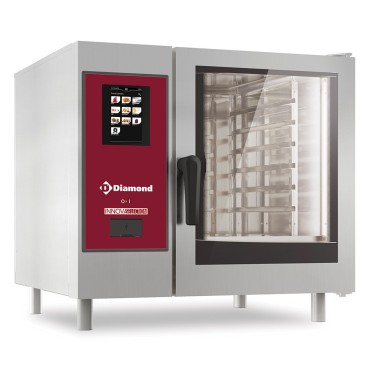 DIAMOND - Four électrique vapeur boiler à convection 6 GN