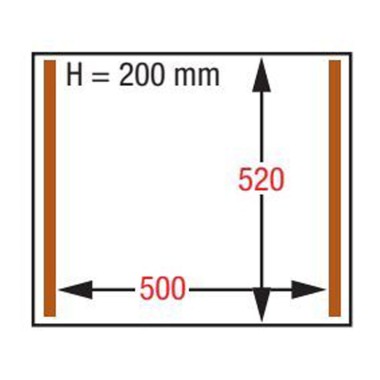 DIAMOND - Machine sous-vide 500 x 520 x h 200 mm - écran LCD