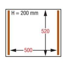 DIAMOND - Machine sous-vide 500 x 520 x h 200 mm - écran LCD