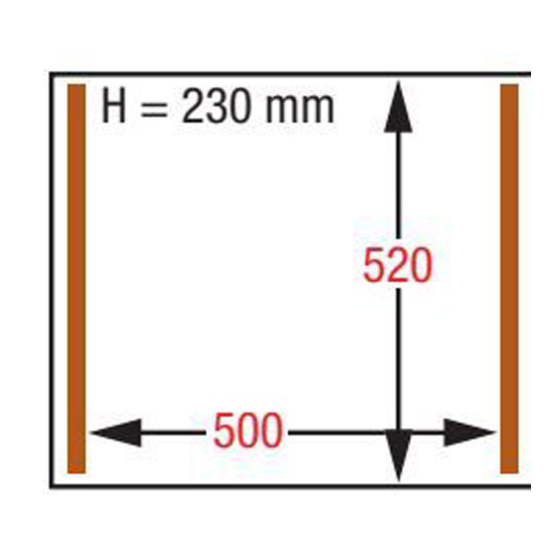 DIAMOND - Machine sous - vide 500 x 520 x h 230 mm - écran LCD