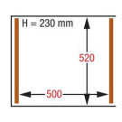 DIAMOND - Machine sous - vide 500 x 520 x h 230 mm - écran LCD