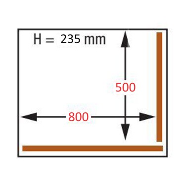 DIAMOND - Machine sous - vide 800 x 500 x h 235 mm