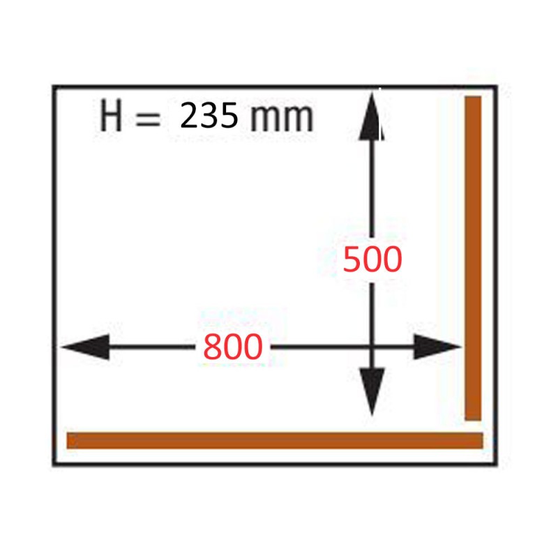 DIAMOND - Machine sous - vide 800 x 500 x h 235 mm