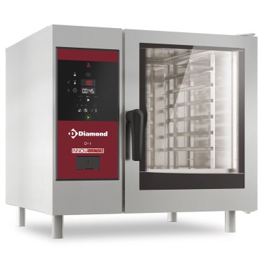 DIAMOND - Four élec. vapeur directe et convection 6 x GN
