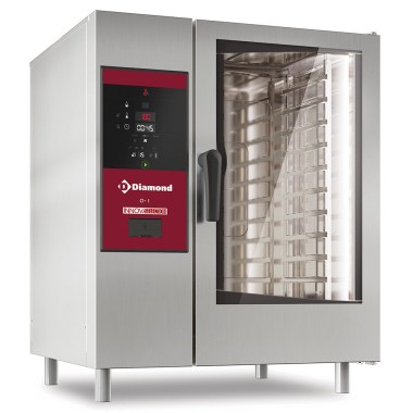 DIAMOND - Four électrique vapeur directe/ convection 10 x GN