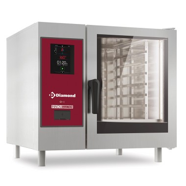 DIAMOND - Four électrique touch vapeur directe - convection 6 x GN