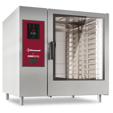 DIAMOND - Four électrique touch vapeur directe - convection 12 x GN