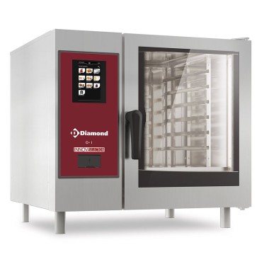 DIAMOND - Four gaz touch vapeur directe / convection 6 x GN