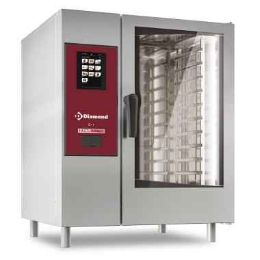 DIAMOND - Four gaz touch vapeur directe / convection 10 x GN