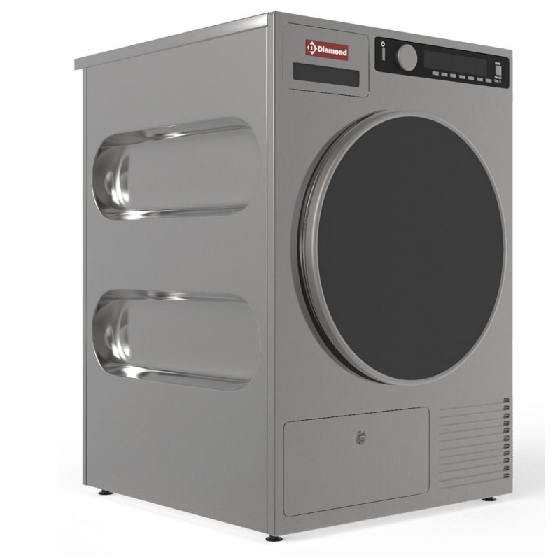 DIAMOND - Sèche - linge inox - titanium à condenseur 6.5 kg