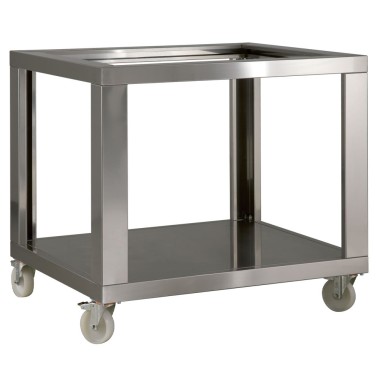DIAMOND - Support inox ld4 / 35 - n - roues - 2 à freins