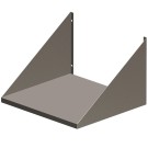 DIAMOND - Support mural inox micro-ondes diverso