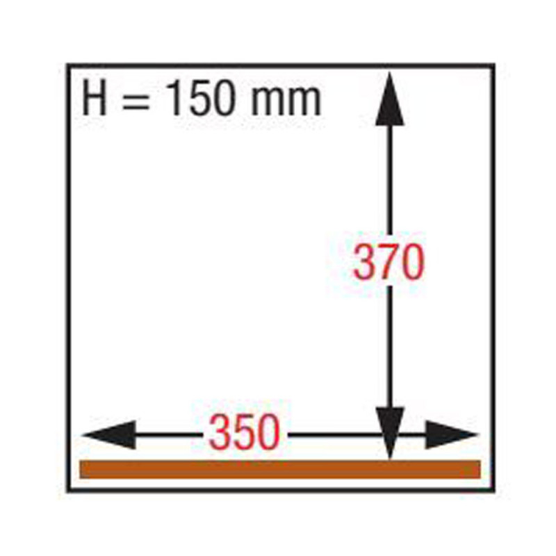 DIAMOND - Machine sous-vide 350 x 370 x h150 mm -16 m3 / h
