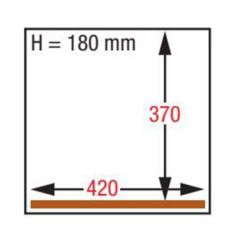 DIAMOND - Machine sous-vide 420 x 370 x h 180 mm - 21 m3 / h