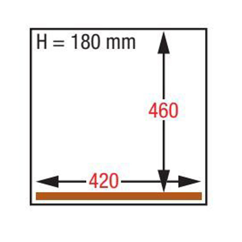 DIAMOND - Machine sous-vide 420 x460 x180 mm - 21 m3 / h
