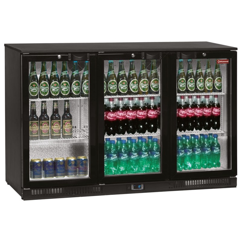 DIAMOND - Refroidisseur de bouteilles back bar 3 portes batt.