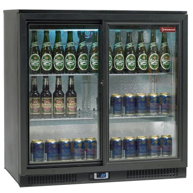 DIAMOND - Refroidisseur de bouteilles portes coulissantes