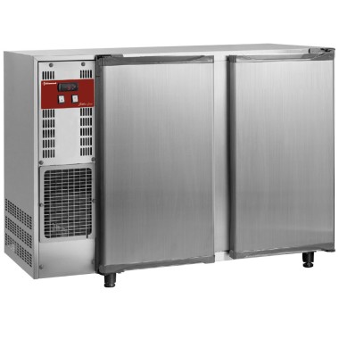 DIAMOND - Refroidisseur de bouteilles inox 2 portes 375 l