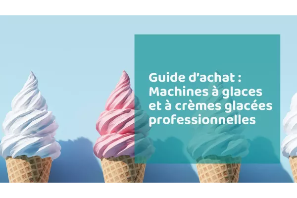 Guide d'achat des machines à glace et à crème glacée professionnelles